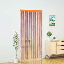 YaoYue Cortina de Cadena para Puerta decoración de Dormitorio Cocina Pasillo Borla Divisor de habitación Bohemio Hippie para Boda y Fiesta 99 x 280 cm 100 x 280 cm denso - Arco iris - Ver 3