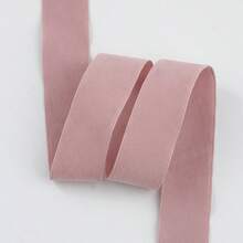 1 cuộn ruy băng ren nhung trang trí 25mm*10m, thích hợp dùng làm nơ cài tóc, trang trí Giáng sinh, gói quà, đồ trang sức tự làm. - Dây da lộn - Xem 6