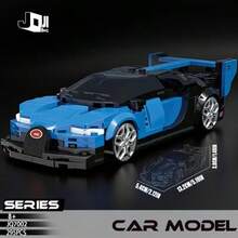 Speed Champions Supercar Building Blocks Set, 4 Styles 1:24 Scale Racing Car Model Kit, Compatible With Major Brands, DIY Assembly Bricks Toy, Collectible Display, Ideal Gift For Boys & Car Enthusiasts - Multicolor - View 12