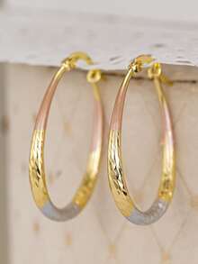 1 Pair Elegant Earrings Suitable For Teenagers, Ideal For Daily Decoration, Party Jewelry Or Birthday Gift - 1# - View 3