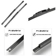 Universal J-Hook Wiper Blade Set 24 And 18 Inch Replacement For Select  3  6 CX-5 Subaru Forester  Corolla Models - 1 - View 1