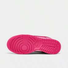 Nike Dunk Low Hyper Pink White Casual Shoes Women's DZ5196-600 - 玫紅色 - 查看 6