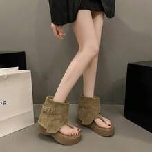 Women Platforms & Wedge Sandals - Black - [Department Store Version] - View 4