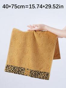 QIBHI 3/2/1 Stück Frottee-Handtuch-Set, Jacquard-Schleifen-Dekor, Valentinstag-Geschenk, leicht, saugfähige Badezimmer-Handtücher, Badetuch, Handtuch, geeignet für Badezimmer, Hotel, Fitnessstudio, Reisen, Geschenke, Salon, Sport, Outdoor, Strand, Schule, Schule, Reisezubehör, Haushaltsgüter - Gelb - Übersicht 15