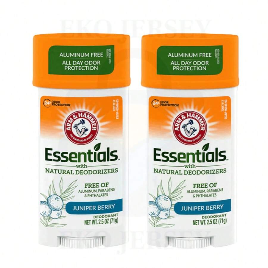 Arm & Hammer Essentials Juniper Berry Natural Stick Deodorant Aluminum-Free & 24H Odor 2.5 Oz Pack Of 2 - Multi Scents - View 1