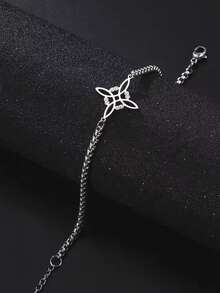 LIKGREAT A Witch Knot Charm Bracelet For Women Celtics Knot Protection Amulet Bead Chain Stainless Steel Witchcraft Wiccan Jewelry - Summary Series - View 2