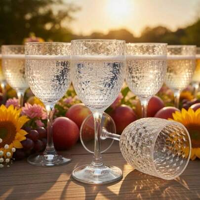 1 Set Cocktail Glasses, Suitable For Whiskey, Bourbon, Margarita, Vodka, Gin, Soda And Other Alcoholic Beverages, Also Can Be Used For Juices, Ice Cream, Yogurt Or Any Cold Desserts