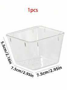 Set Organizer Laci Transparan 1/4/5/12pcs, Kotak Penyimpanan Plastik Multifungsi, Baki Organizer Laci Kamar Mandi dan Meja Rias, Baki Penyimpanan, Kosmetik, Perhiasan, Kamar Tidur, Kotak Penyimpanan Kantor - Clear - View 13