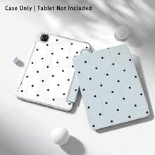 亚克力水晶平板电脑保护套，带支架，波点图案，兼容荣耀平板、Matepad、苹果平板电脑 - 彩色 - 查看 4