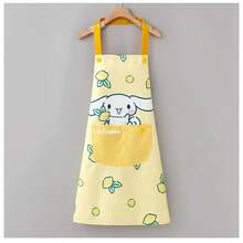 SANRIO 三丽鸥Hello Kitty围裙 - 可爱粉色PVC厨房围裙，带口袋，设计光滑，适合居家烹饪、清洁，经久耐用，防污，粉色系，充满少女心 - 多色 - 查看 5