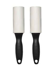 Multi-Functional Pet Hair Remover Roller, Replaceable Sticky Anti-Dust Paper Tube, Suitable For Pet Hair, Clothes, Furniture, Fabric Defuzzer (Black/White) - Multicolor - View 13