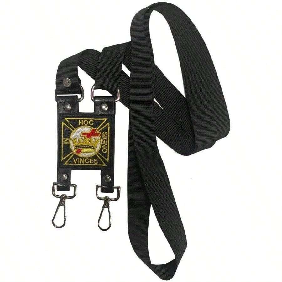 Templar Masonic Sling Sword Scabbard Holder HOC SIGNO VINCES Adjustable 5'- 6 To 5' - 10 - Default - View 1