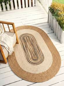 MADE IN TURKEY - Oval Rug – 90x150 Cm – Versatile & Stylish & Elegant - Beige - View 5
