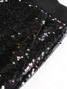 Men's Glamorous Sequin Pants, Suitable For Banquet, Performance, Nightclub - Black - View 5