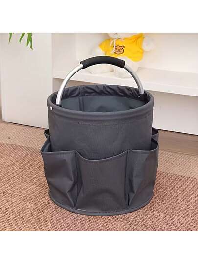1pc Large Capacity Garden Tool Storage Bag, Compartment Design, Waterproof & Dirt-Resistant, Portable Garden Supplies Tote Bag, Unisex, Durable, Suitable For Outdoor Gardening, Lawn Picnic, Travel Camping, Home Organization, Storage Box, Travel Essentials, Home Goods, Gardening Equipment