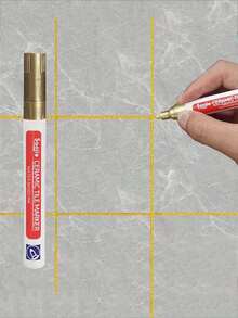 Multi-Color Water-Based Tile Grout Pen, Waterproof And Mildew-Resistant, Tile And Bathroom Crevice Renovation Pen, Scratch Repair Pen, Durable Kitchen & Home Color Restoration Pen, One Pen Easily Handles It All - Multicolor - View 9