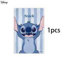 Disney Stitch Blue White Stripe Cute Towel 1-Pack, 2 Packs, 3 Packs, 4 Packs, 5 Packs, 6-Pack For Bathroom & Home - 18x26in - View 2