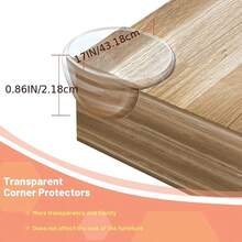 10/20pcs Large Transparent Furniture Corner Guards, High Quality Table Corner Protectors, Safety Desk Corner Bumper Pads - Large Size Ball-20 Pcs - View 4