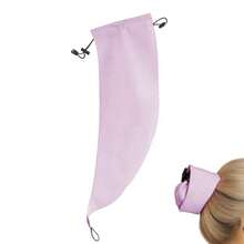 Waterproof Hair Cover Suitable For Long Hair, Crown Shower Cap, Ponytail Protector, Quick Drying, Suitable For Swimming, Travel, Shower, Gym, Beach - A - View 7
