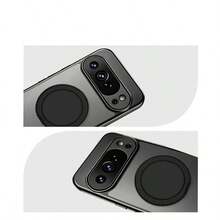 Ốp lưng bảo vệ điện thoại kèm chân đế, tương thích với Pixel 6, 7, 6a, 7 Pro, 8, 8a, 8 Pro, 9, 9a, 9 Pro, 10, 10a, 10 Pro, XL - màu đen - Xem 4