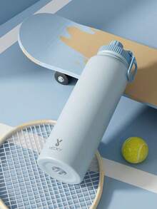 18/26/40 oz Insulated Stainless Steel Sports Water Bottle with Spout & Handle Lids,Wide Mouth Water Jug with Double Walled Leak Proof Keep Cold for 24 Hrs Hot for 12 Hrs - 40oz淺藍色 - 查看 9