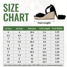Comfyshoes Women's Rome Open Toe Espadrilles Platform Wedge Sandals - Black - View 10