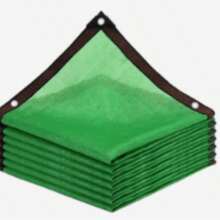 Esta malla de sombreado solar resistente a los rayos UV está disponible en 12 tamaños diferentes, es duradera y resistente al desgarro, y es fácil de instalar en balcones, patios y piscinas, proporcionando un excelente sombreado solar, pantalla y protección de privacidad. - Verde - Ver 32