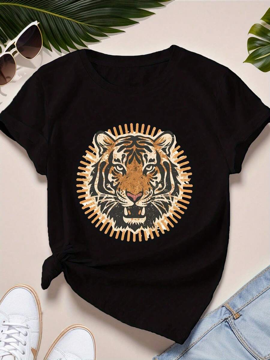 Women T-Shirts - Black - View 1
