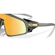 Oakley Latch Panel Sunglasses |  | Men Sunglasses - Grey Smoke / Prizm 24K - View 6