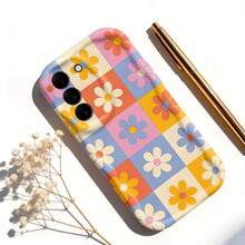 Flower 1pc White Dopamine Wave Ruffle Soft TPU Texture Creative Cute All-Over Floral Plaid Phone Case Compatible With Apple 17 Pro Max, 17 Air, 17 Pro, 17, 16 Pro Max, 16 Plus, 16 Pro, 16, 15 Pro Max, 15 Plus, 15 Pro, 15, 14 Pro Max, 14 Plus, 14 Pro, 14, 13 Pro Max, 13 Pro, 13, 12 Pro Max, 12 Pro, 11 Pro Max, 11 Pro, 11, XS Max, XR, X/XS, 7 Plus, 8 Plus, And Galaxy S21, S22, S23, S24, S25, S26 - White - View 1