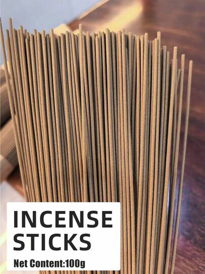 100g Authentic Natural Incense Sticks, Agarwood, Incense, Elegant And Pleasant To The Nose, No Smoke Or Choking, Rich And Long-Lasting, Aromatherapy, Purify The Air, Soothe The Spirit, Gift, Send Friends, Home, Indoor, Make Tea, Party