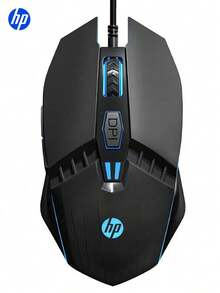 HP M1 Wired Gaming Mouse, 4-Level DPI (1200/1800/2400/3600), 6 Buttons, RGB Breathing Light, Ergonomic Design, Plug & Play, Compatible With Windows 7/8/10 - Black - View 9
