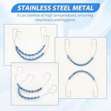 Fake Braces Temporary Toot Ration Wit S And Wire Re Fake Braces Kit  Ortists To Explain Dental Students To Practice S Falsos Para Dientes Dark Blue - 深藍色 - 查看 5