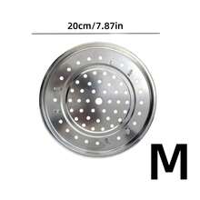 Bộ 3 nồi hấp bằng thép không gỉ với đế ba chân có thể tháo rời, đa năng dùng để hấp và nướng, phù hợp với nhiều nhu cầu nấu nướng khác nhau với kích thước khác nhau. - Xem 9