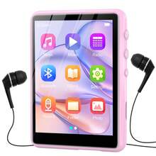 64GB 便携式 MP3 播放器，蓝牙 5.3 | 2.4 英寸触摸屏，高清扬声器，FM 收音机，录音功能，支持最大 512GB 存储卡 - 查看 4