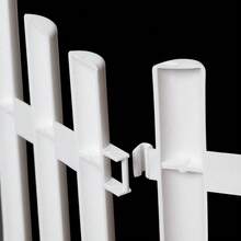 12pack Plastic Fence Panel Garden Border Landscape Edging Yard Fencing Decor - As Pic - View 8