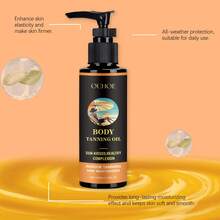 Self-Tanning Body Oil With Enhanced Bronzing Effect And Super Moisturizing, Natural Bronze Glow Without Sun Exposure, Perfect For Summer Beach Look, Unisex Body Care - Multi Scents - View 6