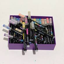 Gerade flüssiger Acrylmarker, weiche Spitze, grenzüberschreitende Studentenmalerei, speziell für Kunststudenten, stapelbarer Acrylmarker - Sätze - Übersicht 4