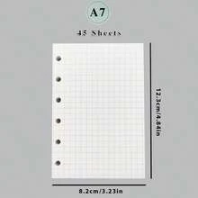 1包，A6/A7/M5/A5/A8透明内芯，活页贴纸笔记本替换内页，贴纸计划本替换内页，PP高透明材质，适用于粘贴贴纸、制作贴纸笔记本、照片卡片、办公计划本收纳 - 無色 - 查看 31