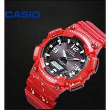 Casio ساعة كاسيو AQ-S810 الأصلية للطلاب، تعمل بالطاقة الشمسية بدون بطارية، مقاومة للصدمات وللماء حتى 100 متر، ساعة رياضية - مقاس واحد - مشاهدة 5