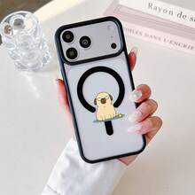 マグネット式黄ばみ防止 | 高級感あふれる2in1アクリルマグネット式スマホケース！スタイリッシュで手触りも良く、実用的な保護機能とマグネット式・耐衝撃設計を融合させた、高級感あふれるケースです。 パグケース  11  17e 手机壳  17e 手机壳 家族、恋人、友人、そして子供たちへのプレゼントに最適です。  15/16 Pro Max/Apple  Air/12 Pro Max/14 Pro/ 13 pro/17 Pro Max/16/13 Pro Max/14/16 Plus/13/14 Plus/15 Plus/16e/14 Pro Max/15 Pro/11 Pro Max/16 Pro/17/15 Pro Max/12 Pro/11 Pro/12/17 Pro/17e - ブラック - チェックする 27
