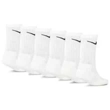 Nike 6 Pack Dri-FIT Performance Basic Crew Socks Boys' Preschool UNR019-001 - trắng - Xem 3