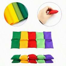 1/5/10pcs Nylon Bean Bags, Entertainment Props, Large Capacity Colorful Bean Bags, Small Size, Suitable For Throwing, Ideal For Holiday Parties, Entertainment Activities, Outdoor Sports And Fitness, Multi-Functional Outdoor Entertainment Use - A - View 6