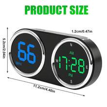 Pantalla de visualización frontal (Head-Up Display) general para automóvil, velocímetro de automóvil, proyección de velocidad en el parabrisas con pantalla de velocidad, sensor de luz automático, alimentado por USB, monitoreo de velocidad del vehículo, accesorio moderno para el tablero, compatible con la mayoría de los automóviles, accesorios para automóviles - A - Ver 4