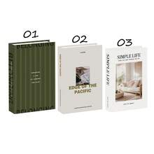 2pcs Faux Book Decor, Fashionable Book-Shaped Decor With International City Names, Suitable For Various Scenes (Room, Home, Bedroom, Living Room, Office, Bathroom, Desk, TV Cabinet, Hallway, Bookshelf) And As Holiday Gifts - Multicolor - View 4