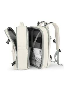 Ba lô mở rộng, ba lô đa chức năng, ba lô du lịch đựng laptop 17.3 inch dành cho nam và nữ, ba lô xách tay 40L đạt tiêu chuẩn hàng không, ba lô hành lý cỡ lớn có thể mở rộng. - Nhiều màu - Xem 3