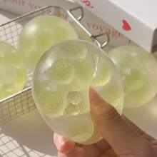 A Green Grape-Shaped Handmade Ball Toys DNA Ball - Stress Relief Toy - Clarity And Focus Tool - Sensory Squeeze Toy In Popular Green, Carnival Prize, Birthday Gift Bag, Fun Toy Ball Suitable For Sharing With Friends - Bánh nho xanh làm thủ công - Xem 7