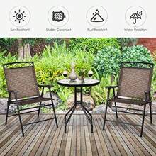 Patio Bistro Set café - Marrn - Ver 7