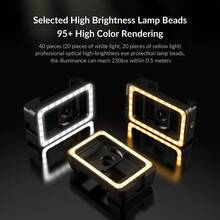 Bộ chuyển đổi ren APEXEL 17mm + 37mm với đèn LED chiếu sáng, tương thích với tất cả các điện thoại thông minh; Bộ chuyển đổi điện thoại đa năng, phụ kiện ống kính điện thoại di động dành cho các ống kính macro/góc rộng/mắt cá của Apexel (Không bao gồm ống kính). - Xem 4