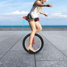 Futchoy Outdoor Wheel Unicycle, Height Adjustable Unicycle, One Wheel Bike Red - Red - View 8